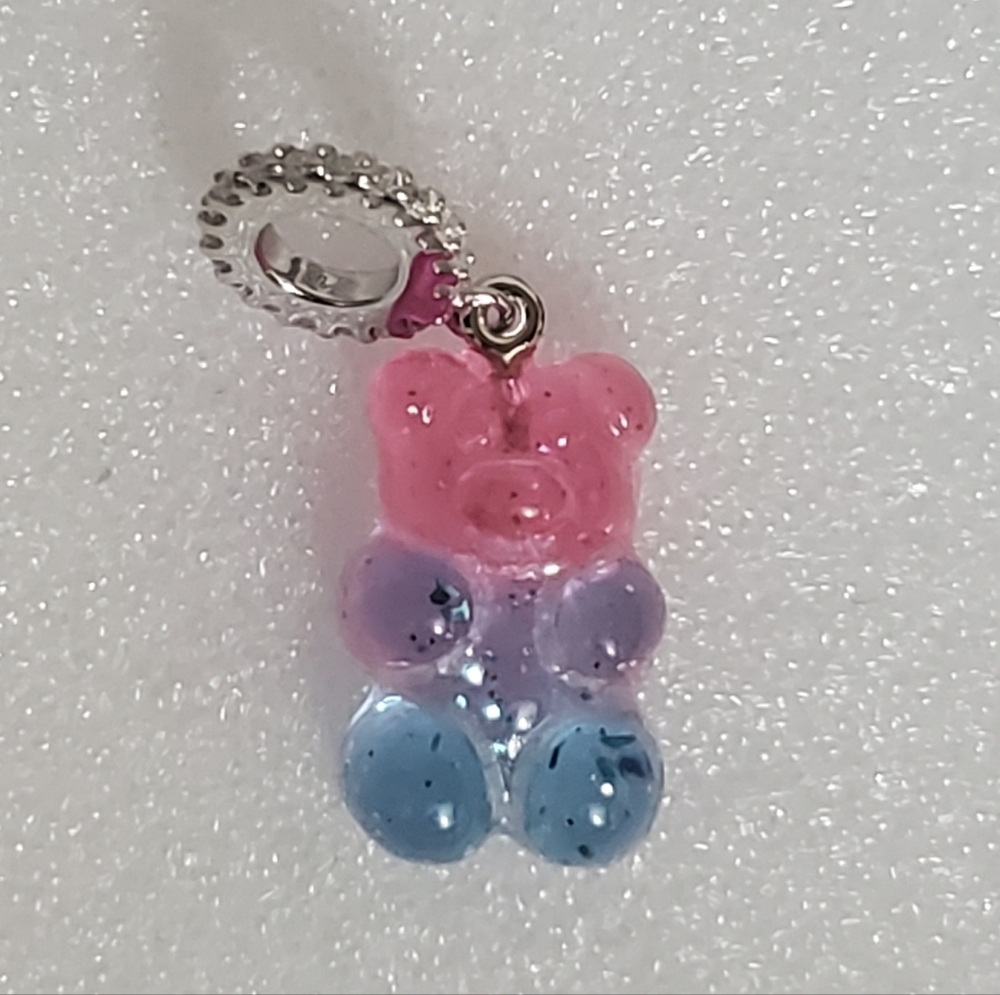 Gummy Bear bracelet charm -Silver 925